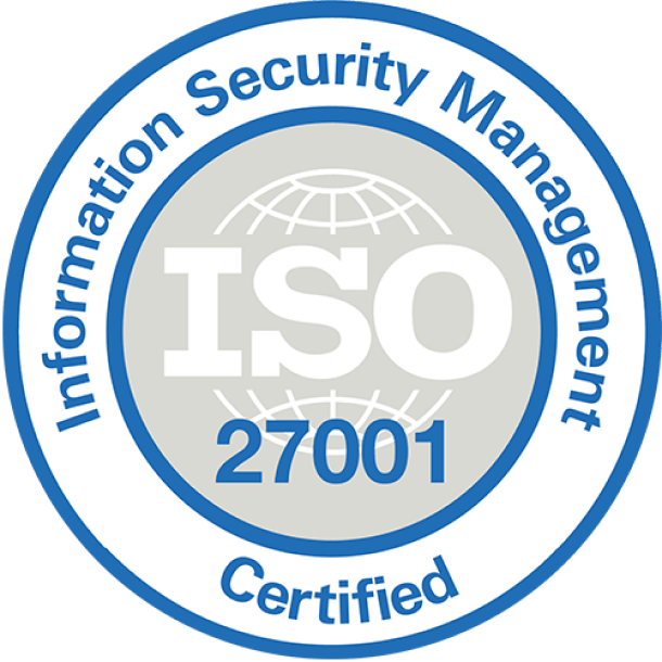 ISO 27001 Certified